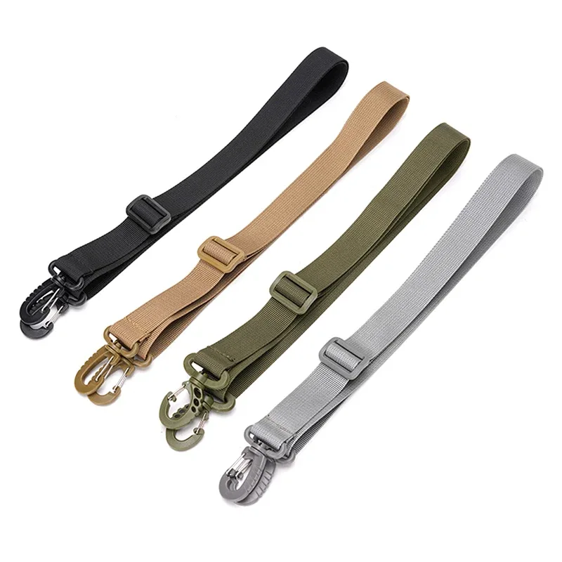 sangle réglable nylon noir beige vert olive gris clair accessoire sac bandoulière voyage remplacement utilisation durables respirants poignées modulaires travail pratique