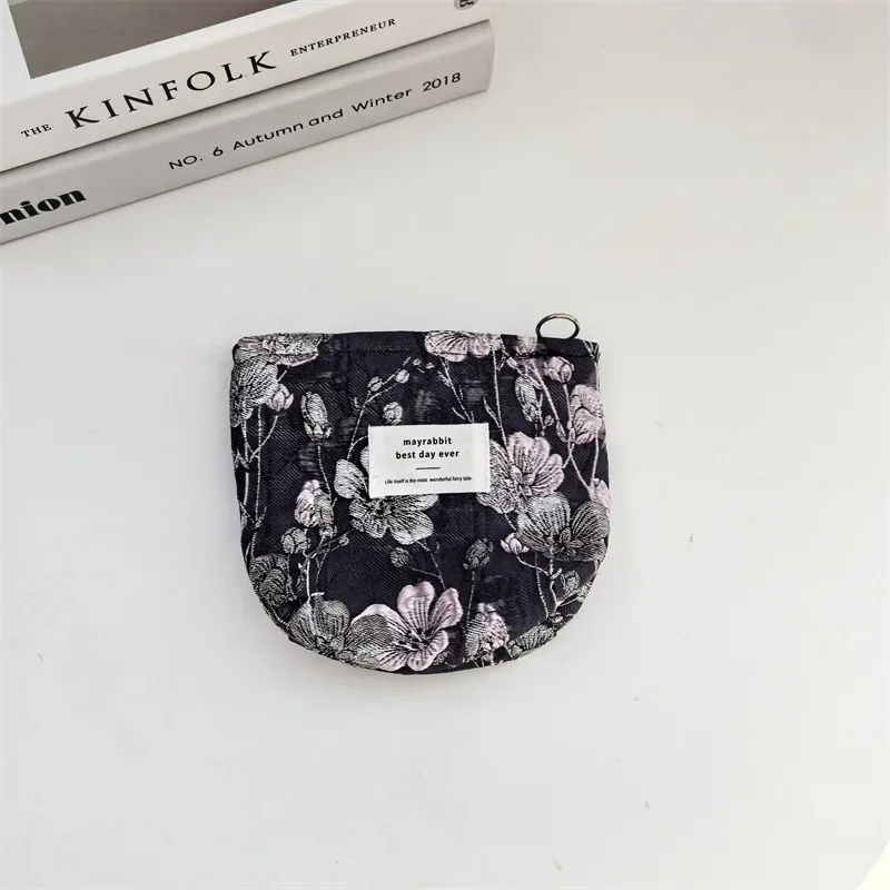 nouvelle trousse de maquillage rétro en velours côtelé pour femme, organisateur de soins de la peau et cosmétiques, pochette de voyage, trousse de toilette