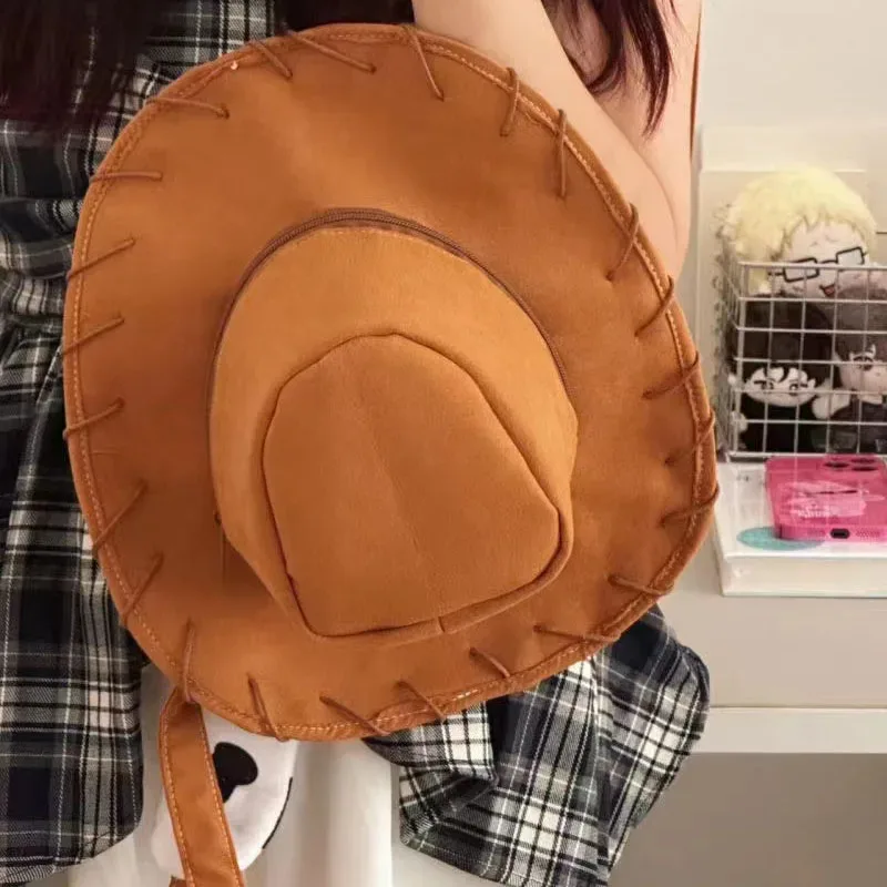 sac à dos anime kawaii cartoon pour filles, sac à chapeau de cowboy créatif, sac à dos woody cosplay, trousse de maquillage, cadeaux pour étudiants, école, nouveau