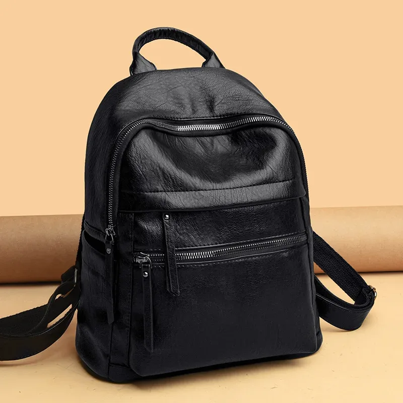 nouveauté sac à dos en cuir pu sac à dos sac à main pour femmes multi-fonctionnel élégant sac à dos pour dames sacs à dos de voyage décontractés