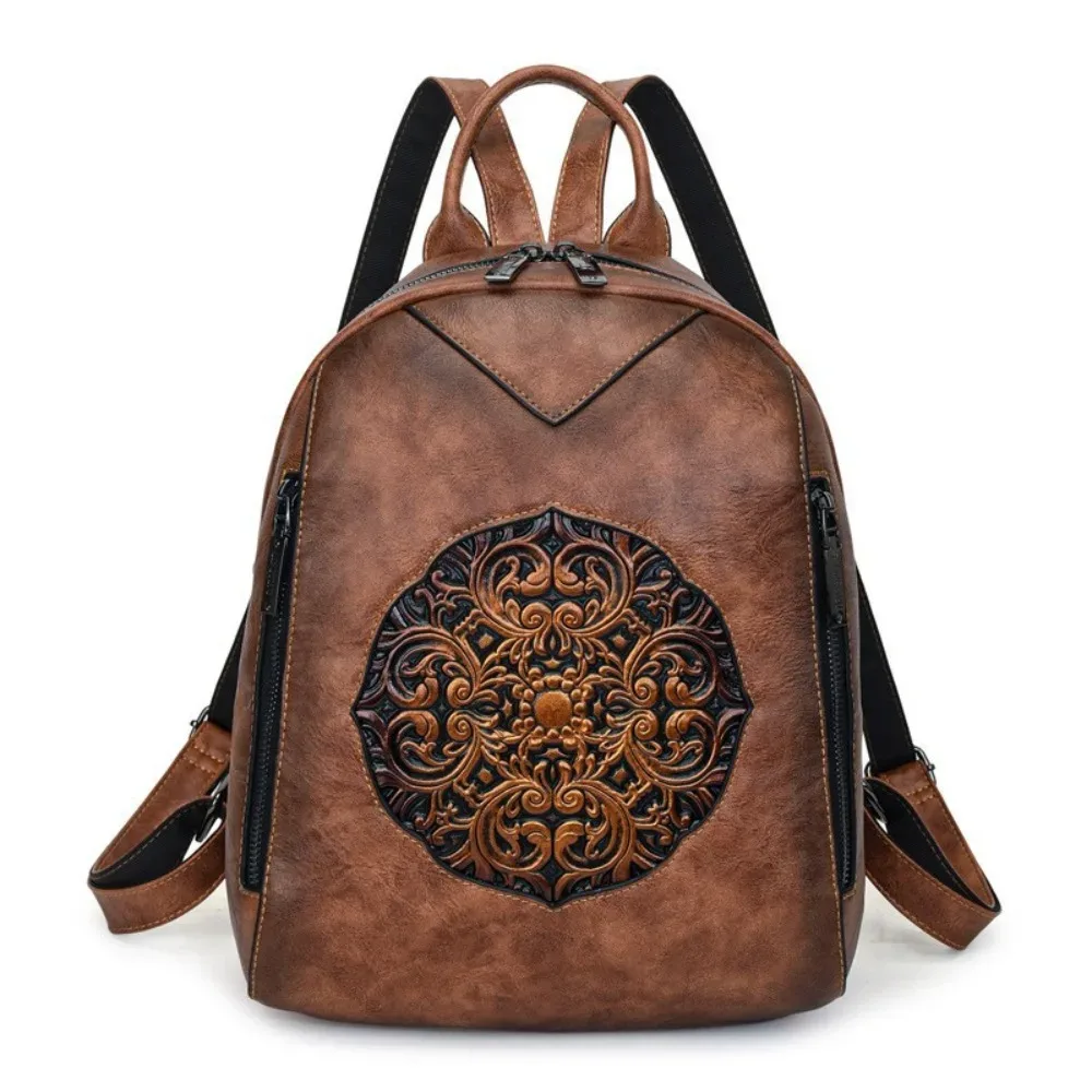 sacs à dos de luxe vintage 2026 pour femmes, sacs à main en cuir souple grande capacité, sacs à dos de voyage et de trajet pour femme, mochilas