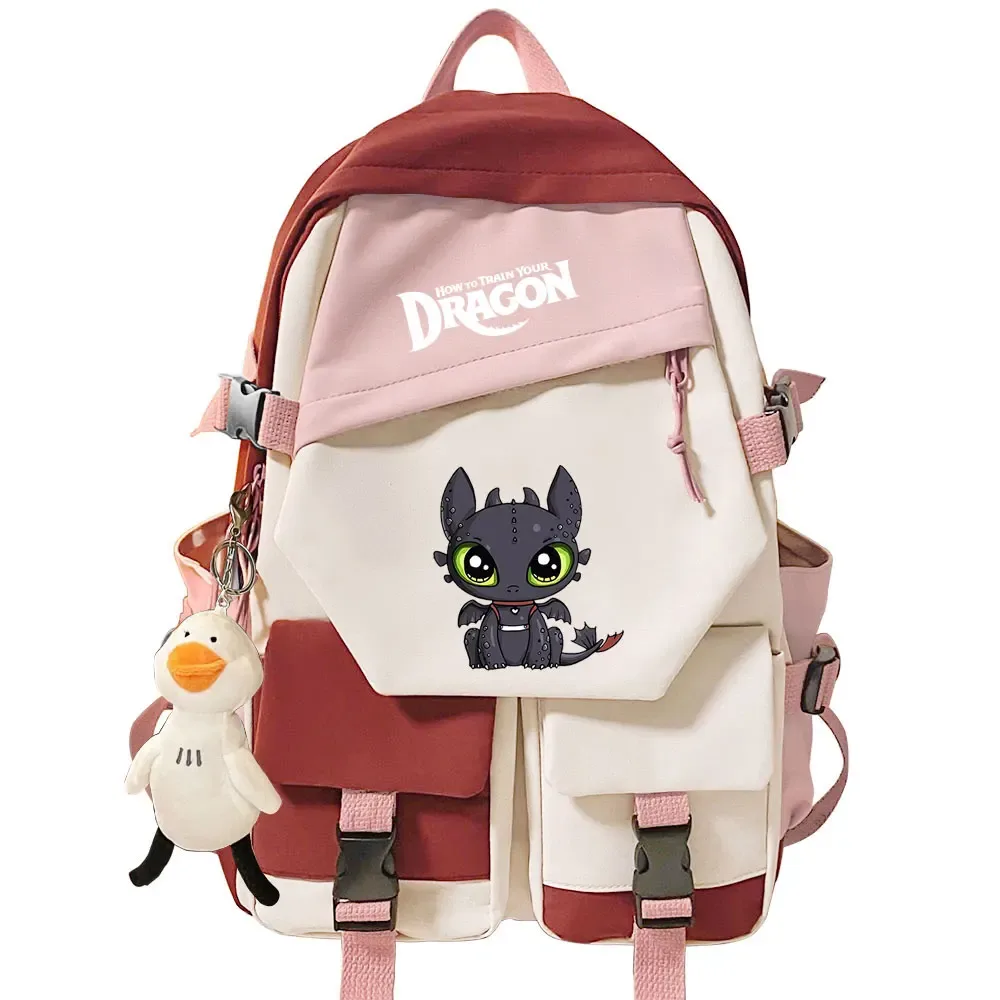 sac à dos pour filles et garçons « comment dresser son dragon », sac à dos pour l'école, sac à dos pour adolescents, femmes, voyage, ordinateur portable, sac à dos pour étudiants, mochila