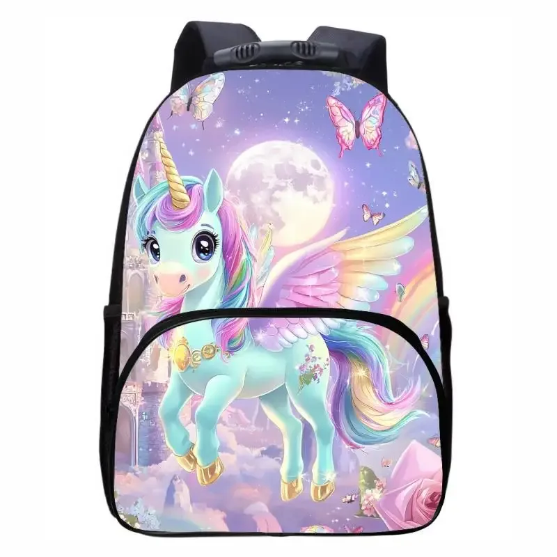 sac à dos licorne pour élèves du primaire et du secondaire, sac à dos à la mode pour hommes et femmes