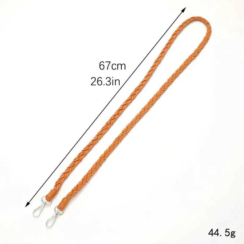 sangle tressée tissée à la main pour sac à bandoulière, accessoires de remplacement, ceinture anti-perte, sangle de téléphone, corde de suspension