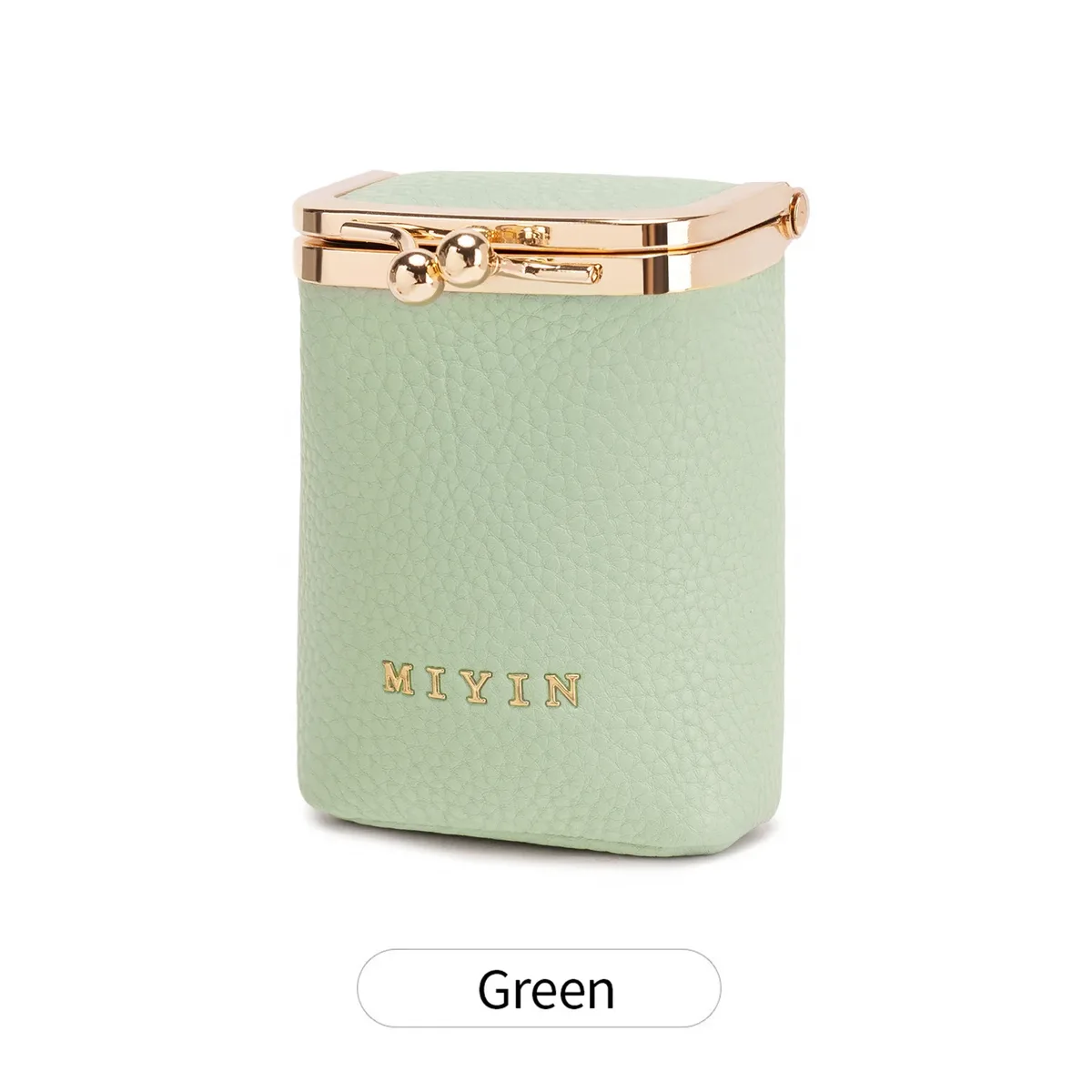pochette de rangement pour rouge à lèvres imprimé léopard, mini sac de maquillage portable en cuir microfibre pour femme, simple, pour bijoux, écouteurs et monnaie, avec m