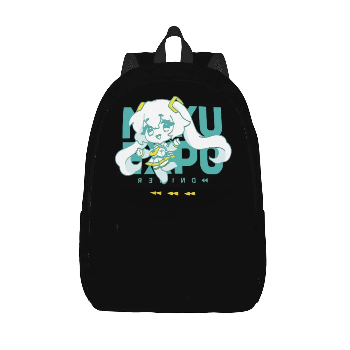 sac à dos hatsune miku pour hommes et femmes, sac à dos décontracté pour étudiants, randonnée, voyage, sac à bandoulière pour l'université, en plein air