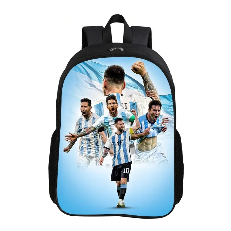 sac à dos m-messi pour l'école et les voyages, sac à dos de sport pour enfant, sac à dos de football pour enfant, sac à dos de star du football, cadeau