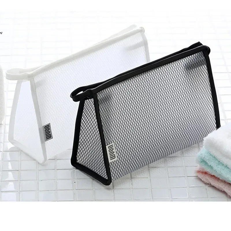 sac de rangement de voyage, trousse de toilette portable en maille eva, trousse à cosmétiques étanche, sac de rangement pour fournitures cosmétiques de voyage