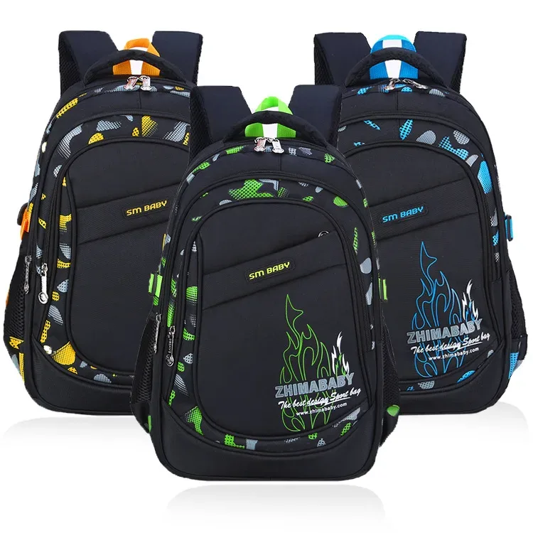 sac d'école enfants sacs à dos décontractés en nylon grande taille sacs d'école pour étudiants 7-14 ans sac à dos d'école étanche pour garçon sac à dos pour enfants