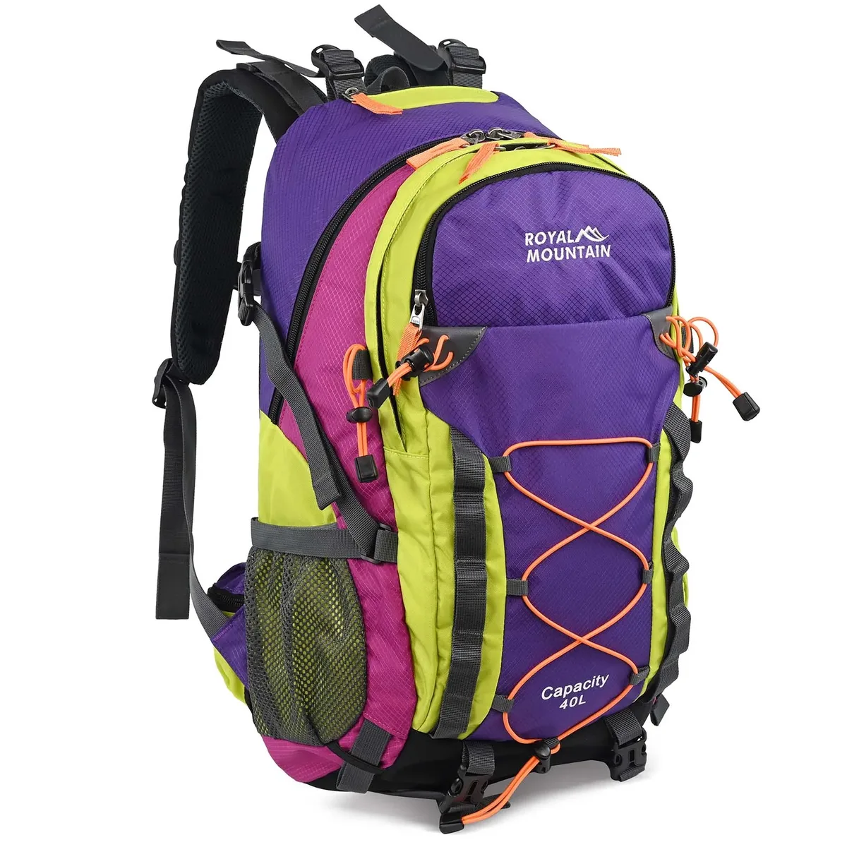 sac à dos de randonnée et d'extérieur de 30l avec housse de protection contre la pluie, tissu résistant à l'eau, multi-compartiments, adapté à tous les genres et à tous les environnements.