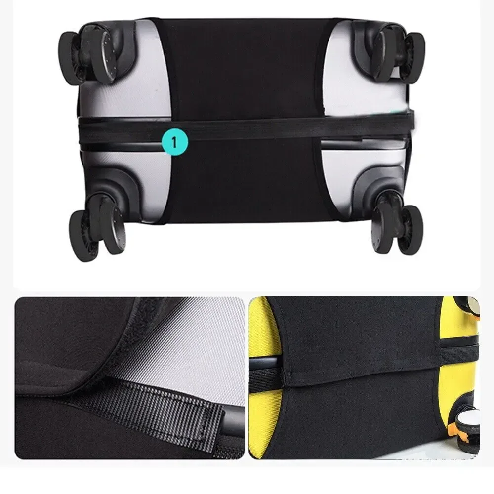 housse de protection pour bagages, housse élastique en soie de lait pour valise, housse de chariot, accessoires de voyage