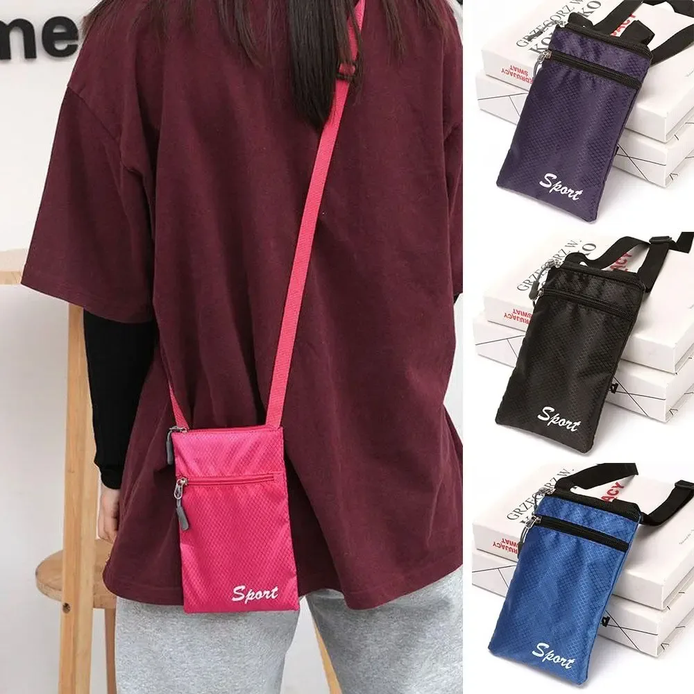 sac de téléphone solide à la mode, carré simple initié, sacs à bandoulière, sac de confrontation extérieur, porte-monnaie, sac de rangement de lettres