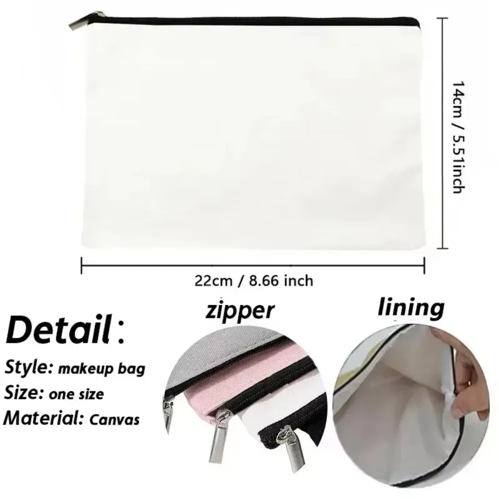 pochette cosmétique vintage rococo pour femme, imprimée en 2d sur toile, pochette à fermeture éclair, cadre rose victorien, sac de maquillage portable de voyage
