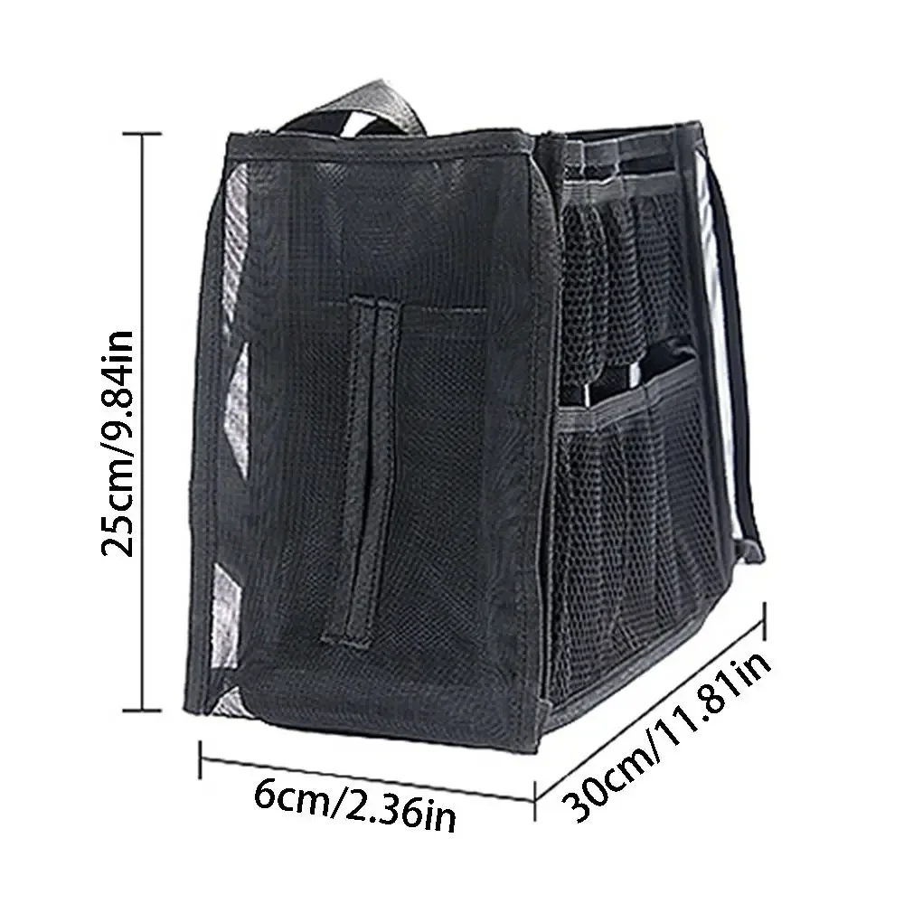sac de rangement pour pinceaux cosmétiques de grande capacité, couleur noire, résistant à l'usure, sac pour coiffeur, organisateur de pinceaux de maquillage respirant et décontracté