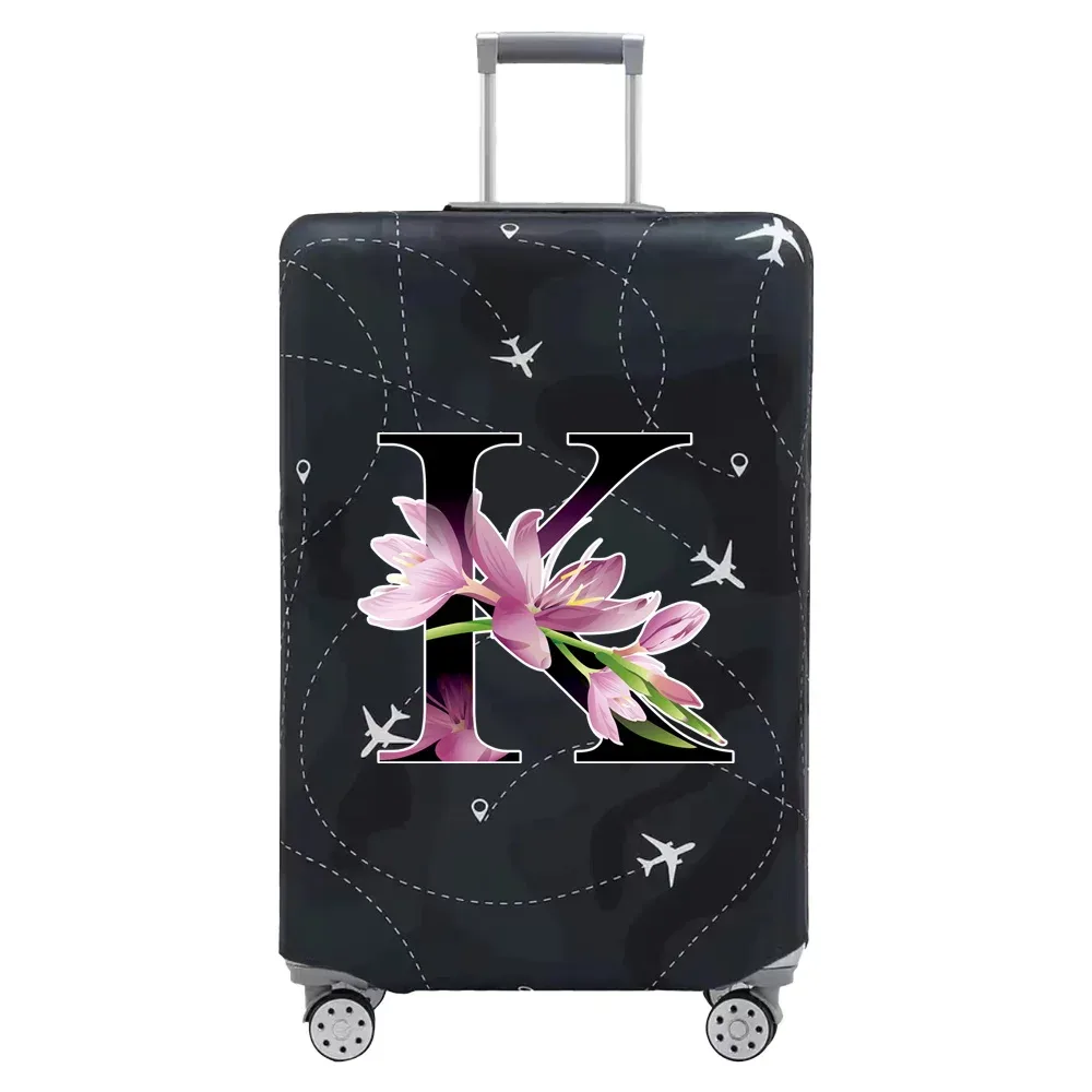 housse de protection pour bagages, accessoires de voyage, anti-poussière et résistante à l'usure, série letter, 18-32 pouces