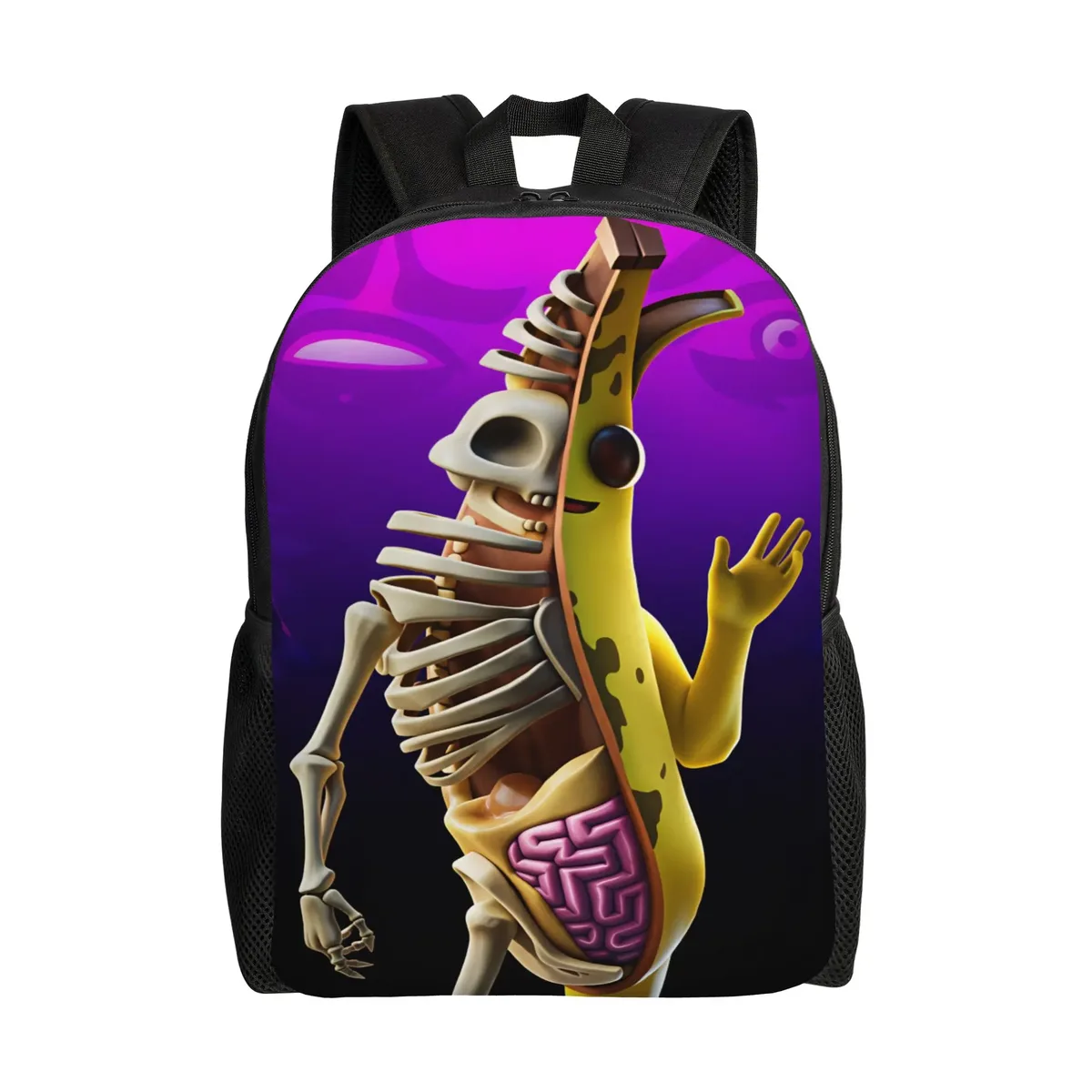 sac à dos peely victory royale banana, sacs à dos kawaii pour garçons et filles, sacs de randonnée souples pour lycée, sac à dos design