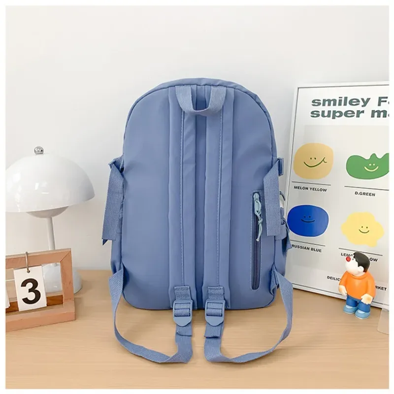 sac à dos scolaire coréen multi-couches avec compartiment ergonomique, grande capacité, pour étudiants, tendance, pour les voyages
