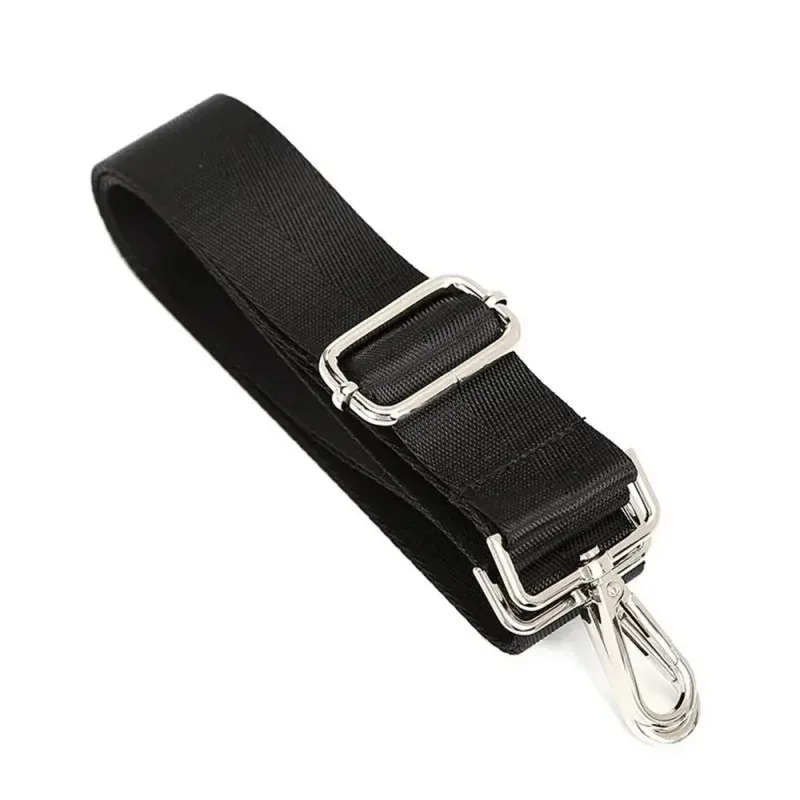 sangle de sac à bandoulière en nylon noir, ceinture détachable de remplacement réglable pour femmes et hommes, sacoches à poignée, ceinture de sac à main