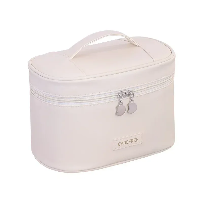 organisateur de pinceaux de maquillage portable, sac à cosmétiques pliable multi-poches pour femmes, parfait pour les voyages, l'usage quotidien et le rangement en salle de bain