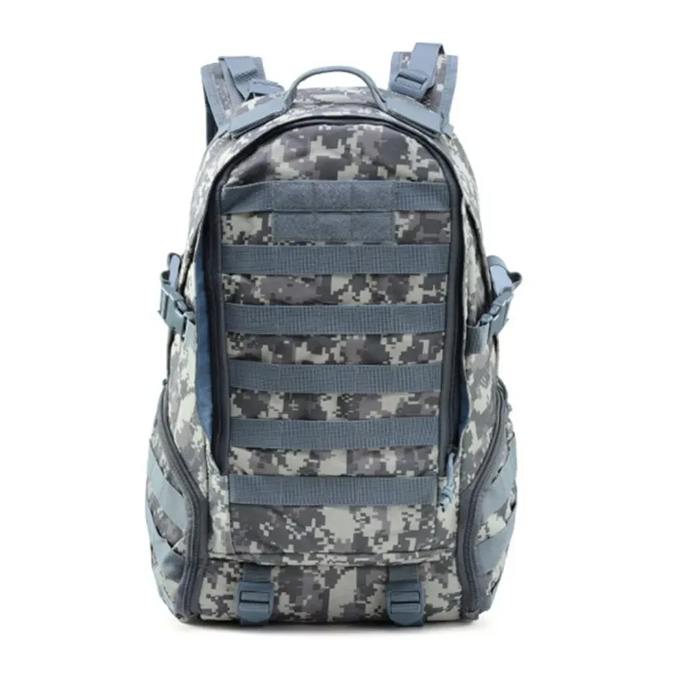 sac dos nylon marron compartiments multicolores design pratique extérieur voyage capacités multiples bandoulières modulables poches latérales usage randonnée escalade