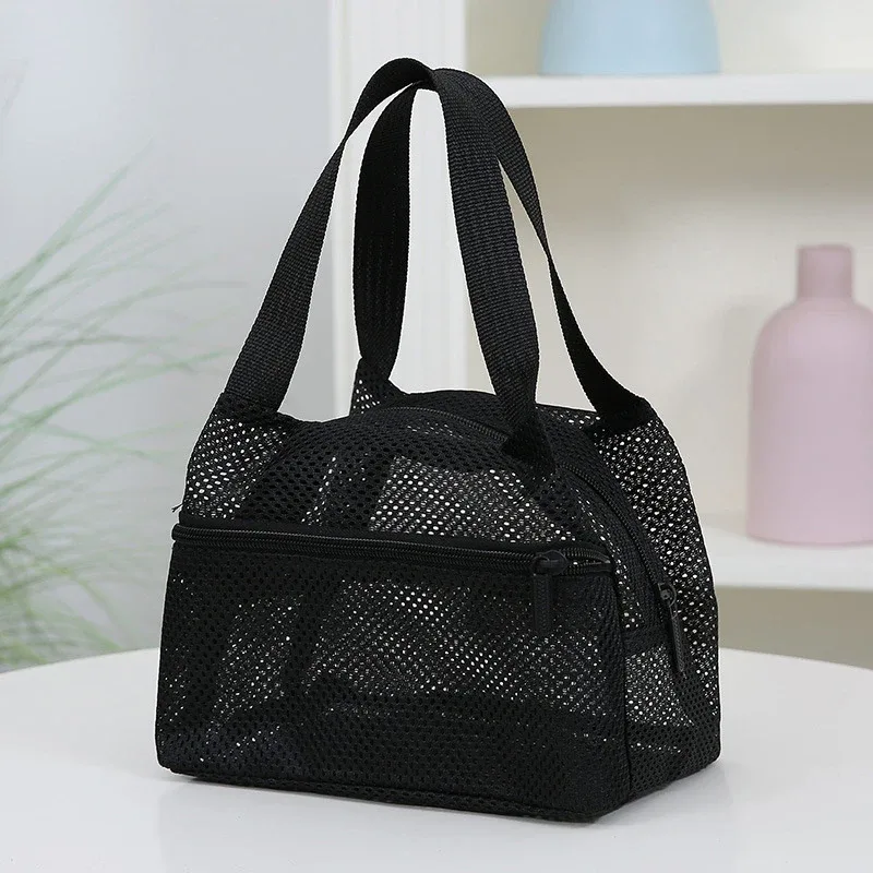 grand sac en filet à séchage rapide, sac fourre-tout léger, sac de rangement pour les essentiels de la plage et de la piscine pour les sorties en famille
