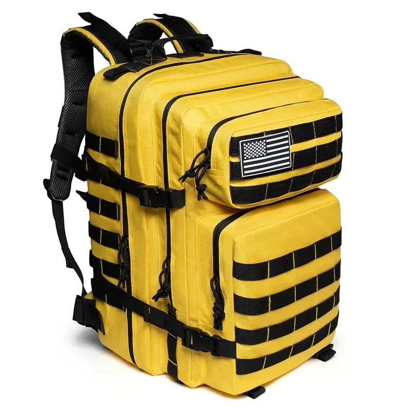 sac à dos tactique 45l pour hommes, système molle, sac de survie 3 jours, chasse, camping, randonnée, sac de sport, sac de survie d'urgence