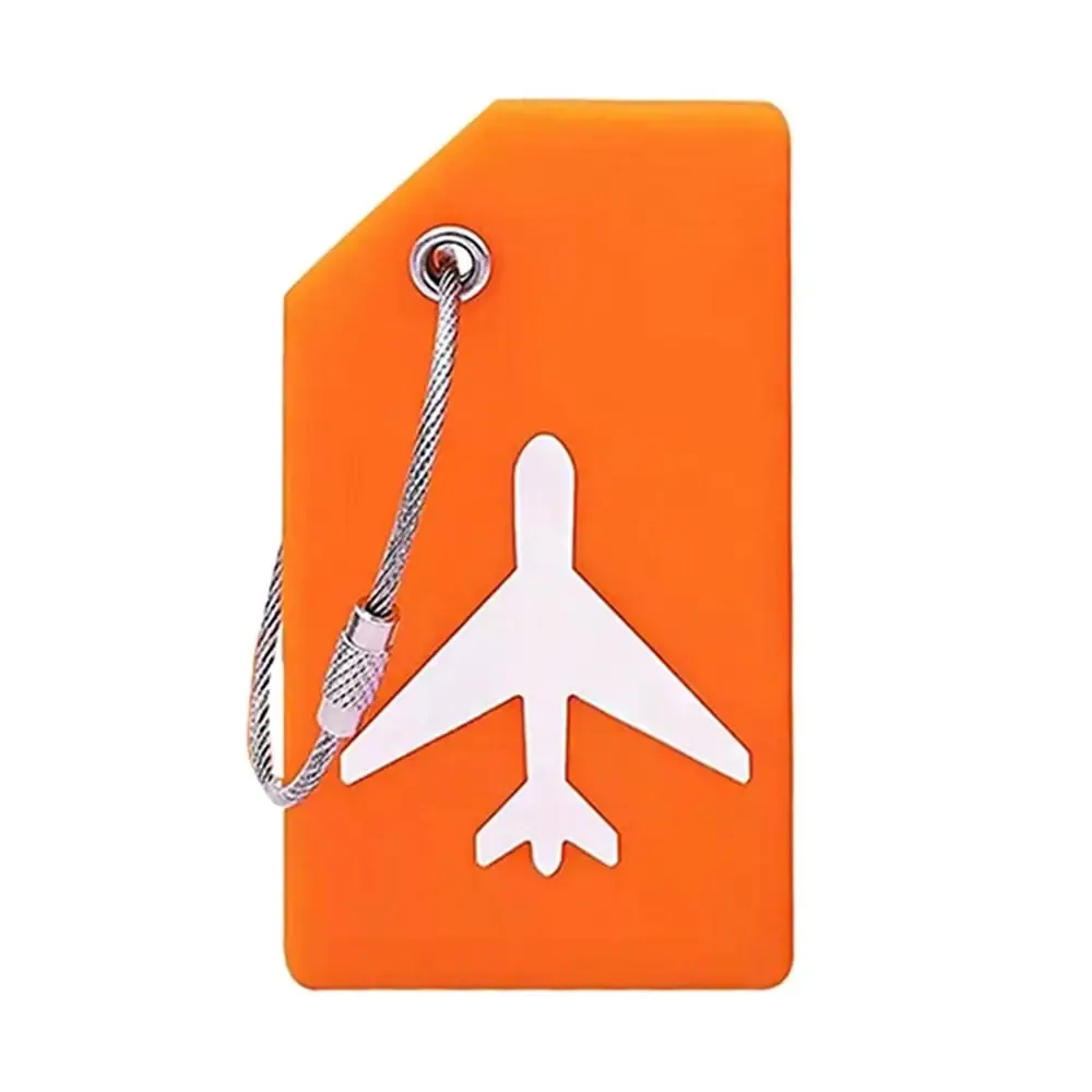 étiquettes de bagage de voyage réutilisables, valise attro, bagage de vacances, identification d'avion avec cordes, identification du sac, infraction