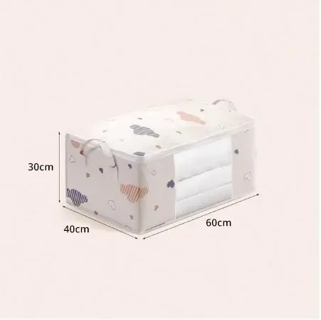 sac de rangement pour vêtements de grande capacité, organisateur avec poignée renforcée, adapté aux couvertures et à la literie, pliable avec fermeture éclair robuste
