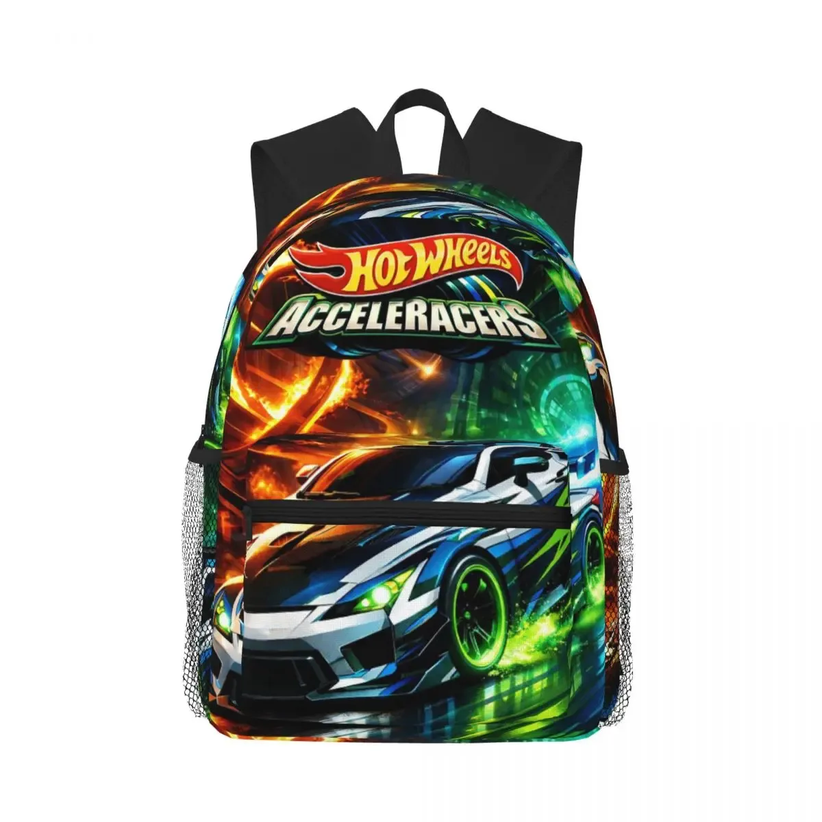 sac à dos hot wheels race pour étudiants, sac d'école, sac à dos de randonnée, sac de voyage pour hommes et femmes, sac à bandoulière