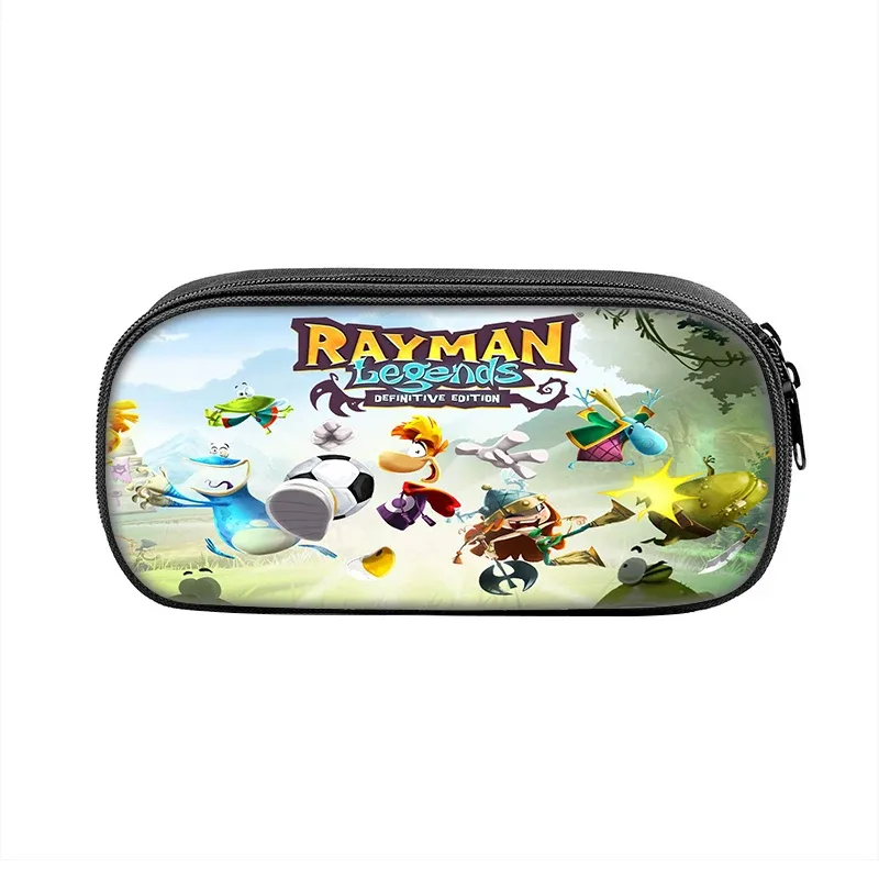 jeux de dessin animé rayman legends 2 pièces ensemble sac à dos cartable garçons filles camping sac à dos trousse à crayons sac à crayons boîte à crayons