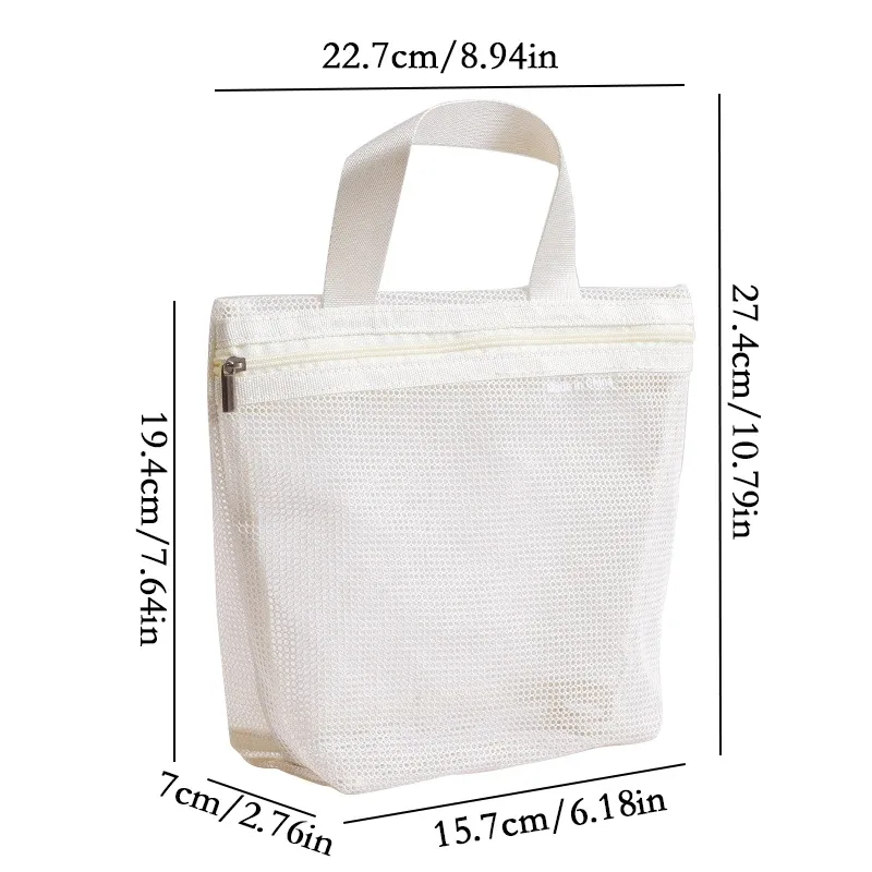 sacs de rangement portables pour maquillage, sacs à main en maille, sac de bain, sac de sport, sac de rangement pour articles divers, trousse de toilette de voyage