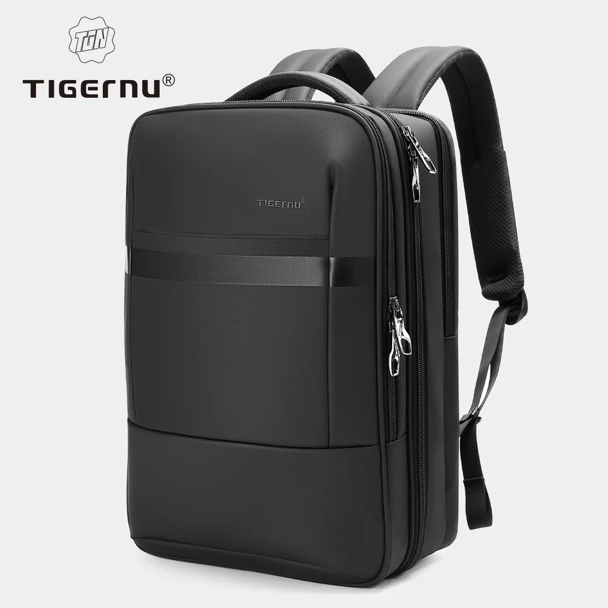 tigernu anti-vol sac à dos 15.6 pouces sac à dos pour ordinateur portable hommes tpu sacs à dos de voyage imperméables sacs d'école pour hommes sacs à bagages