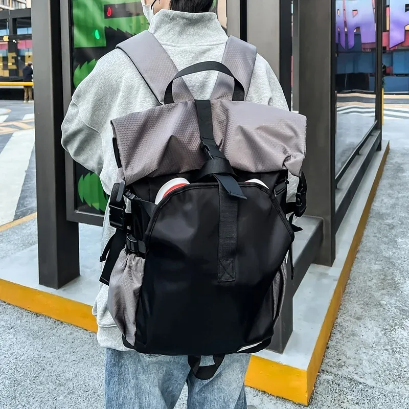 sac à dos tendance à roulettes pour hommes, sac à dos de voyage décontracté, sport, rangement de chaussures, bagages, école de mode