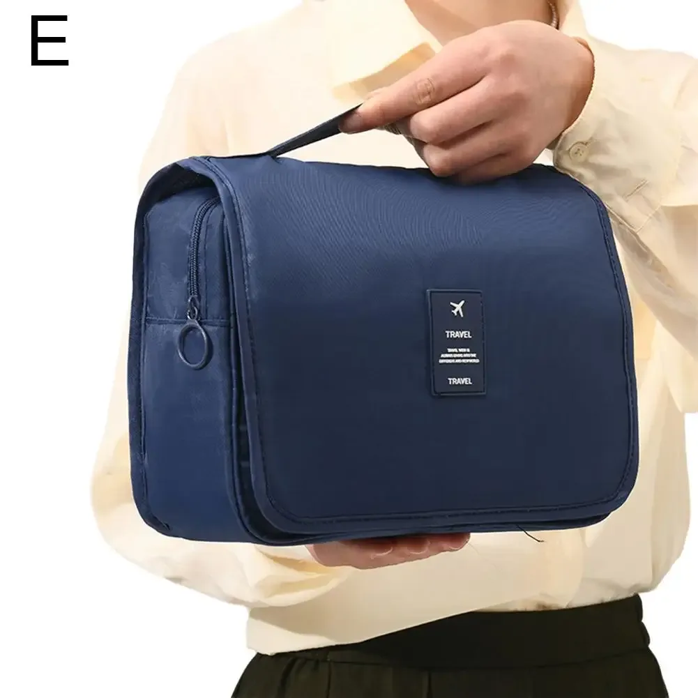 sac de maquillage de voyage de haute qualité avec crochet de salle de bain, pochette de toilette imperméable, organisateur de articles de toilette pour femmes, sac de rangement pour maquillage