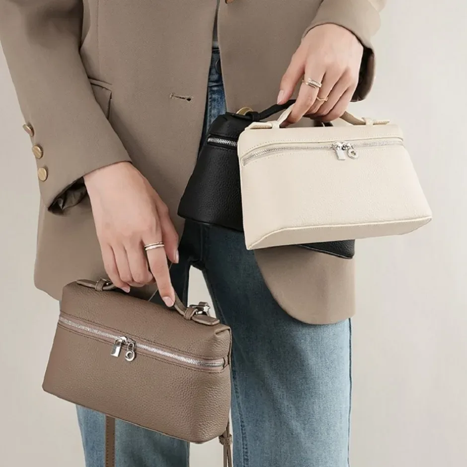sac à bandoulière en cuir grainé de litchi, style premium et de niche, sac pour femme simple et tendance, sac à main mini exquis, sacs bandoulière.