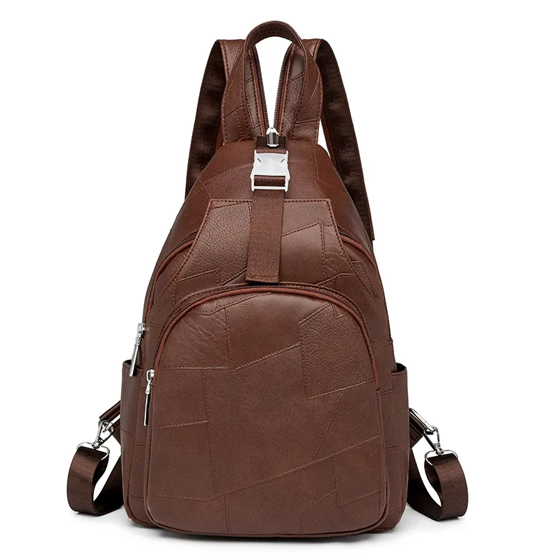 sacs à dos multifonctions en cuir pu pour femmes, sacs à dos d'école pour dames, pack de poudres de téléphone, sacs initiés, nouveau
