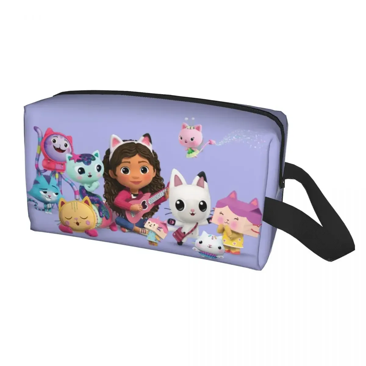 trousse de toilette de voyage pour maison de poupée gabbys, pour gabby cat pandy paws, organisateur de maquillage et de cosmétiques, kit de rangement de beauté dopp