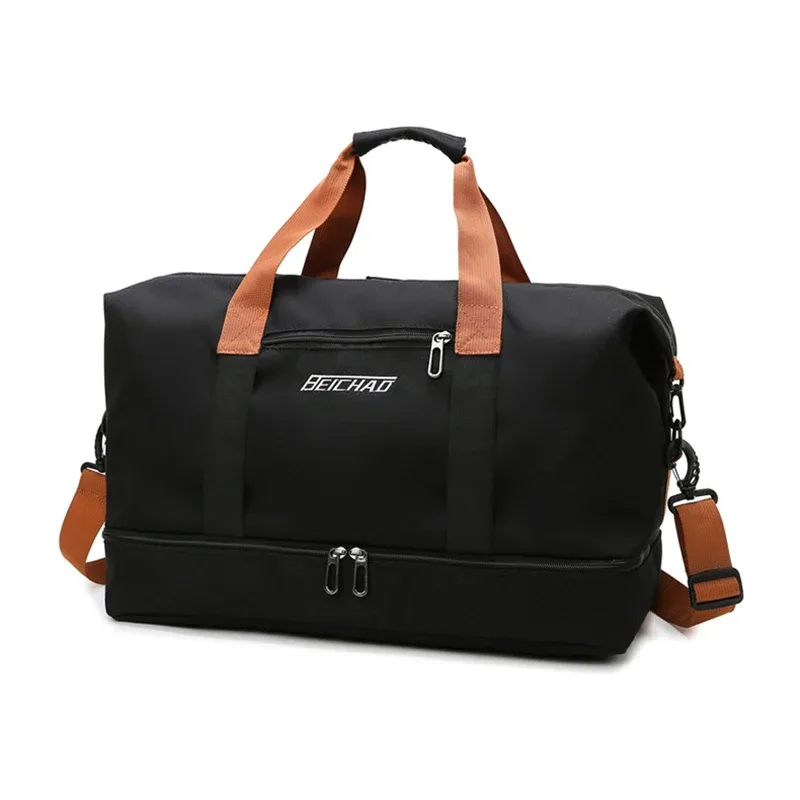 sac de voyage extensible pour femmes, sac à main de sport, sac de fitness, grande capacité, sac de nuit pour week-end à une épaule