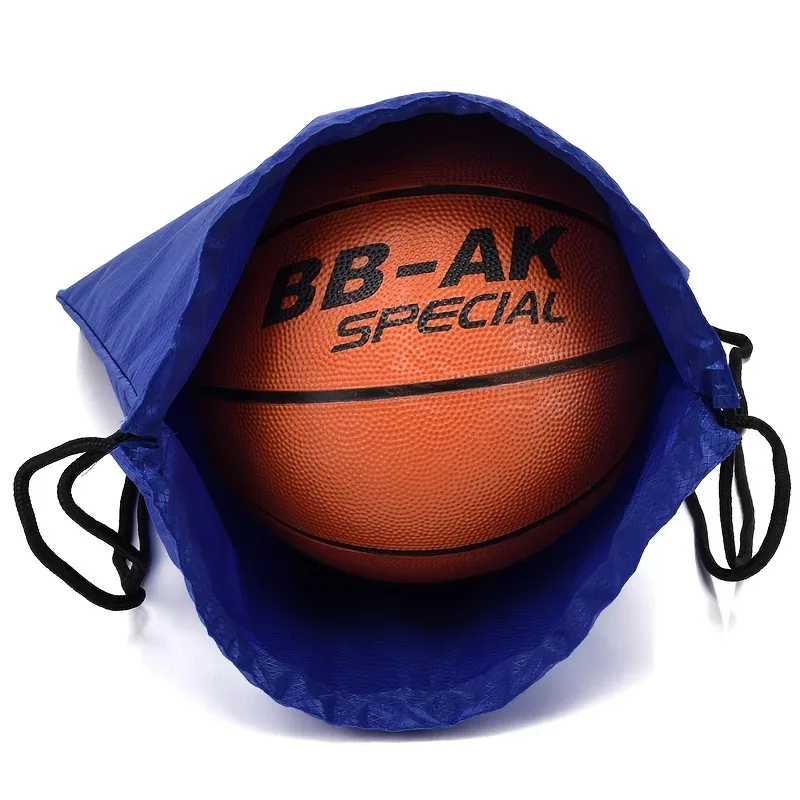 sac de rangement à cordon de serrage, sac de football épaissi à motif diamant, sac à dos de sport à cordon de serrage, 1 pièce