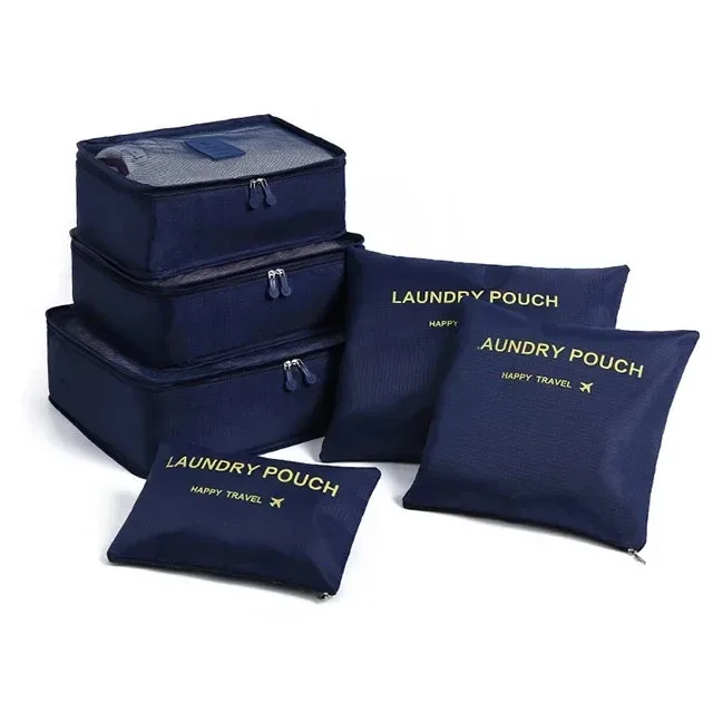 organisateur voyage sacs rangement polyester multifonction cube taille couleur variée usage bagages compression vêtements