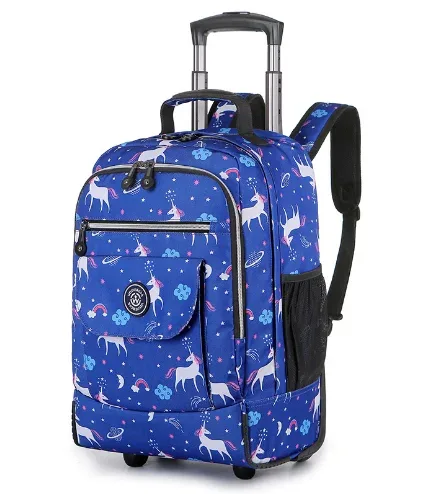 sacs à dos à roulettes pour ordinateur portable, sac à dos à roulettes de voyage étanche, grande capacité, sacs à roulettes pour hommes, bagages, sacs à main, 18 pouces