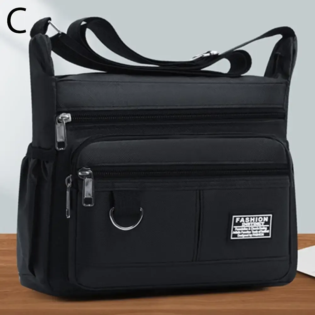 sac à dos oxford grill pour hommes, étanche, résistant à l'usure, mode d'affaires, sac à bandoulière décontracté, plusieurs poches, initié