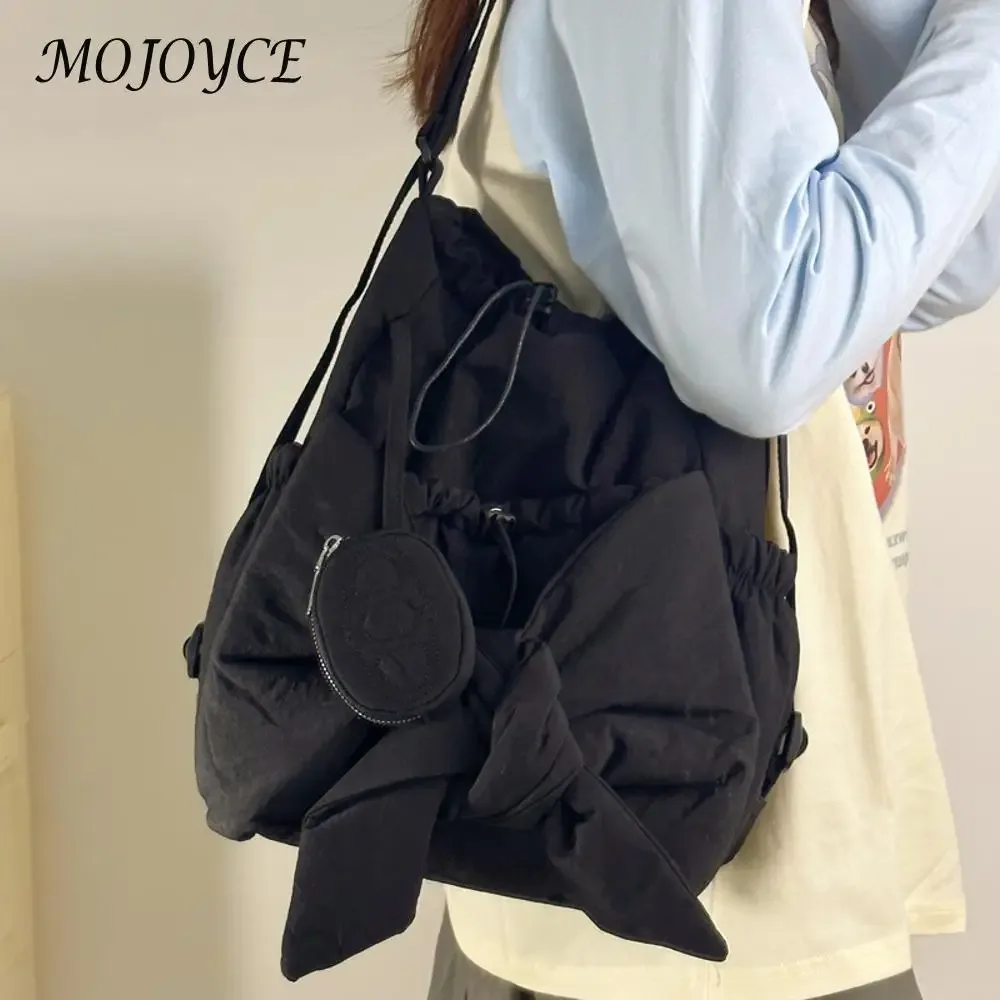 femmes maman maternité sac à dos grande capacité arc cordon sac à dos couleur unie sac à dos décontracté dames voyage sac à dos
