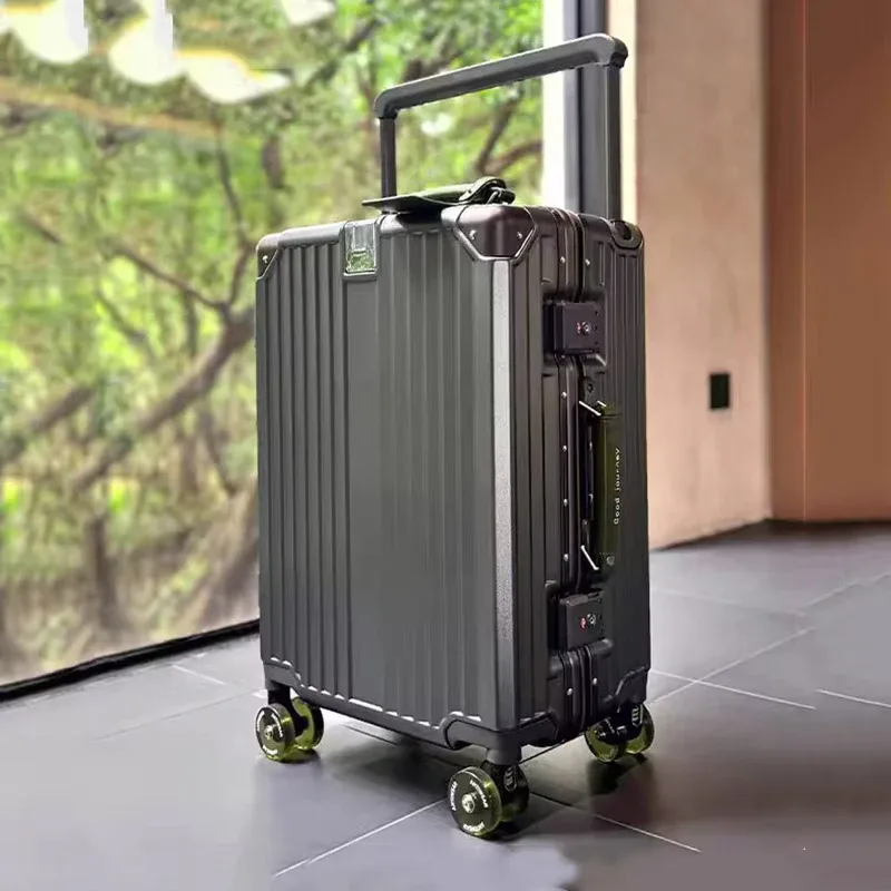 colenara bagages sac de voyage 20 "24" 26 "28" 30 pouces grande capacité boîtier de chariot abs + pc boîte d'embarquement valise à cadre en aluminium