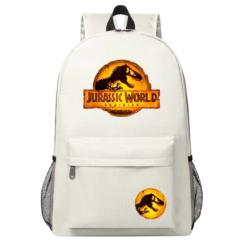 nouveau jurassic world dominion enfants sac d'école de haute qualité enfants étudiant sac à dos cartable adolescent ordinateur portable sacs à bandoulière