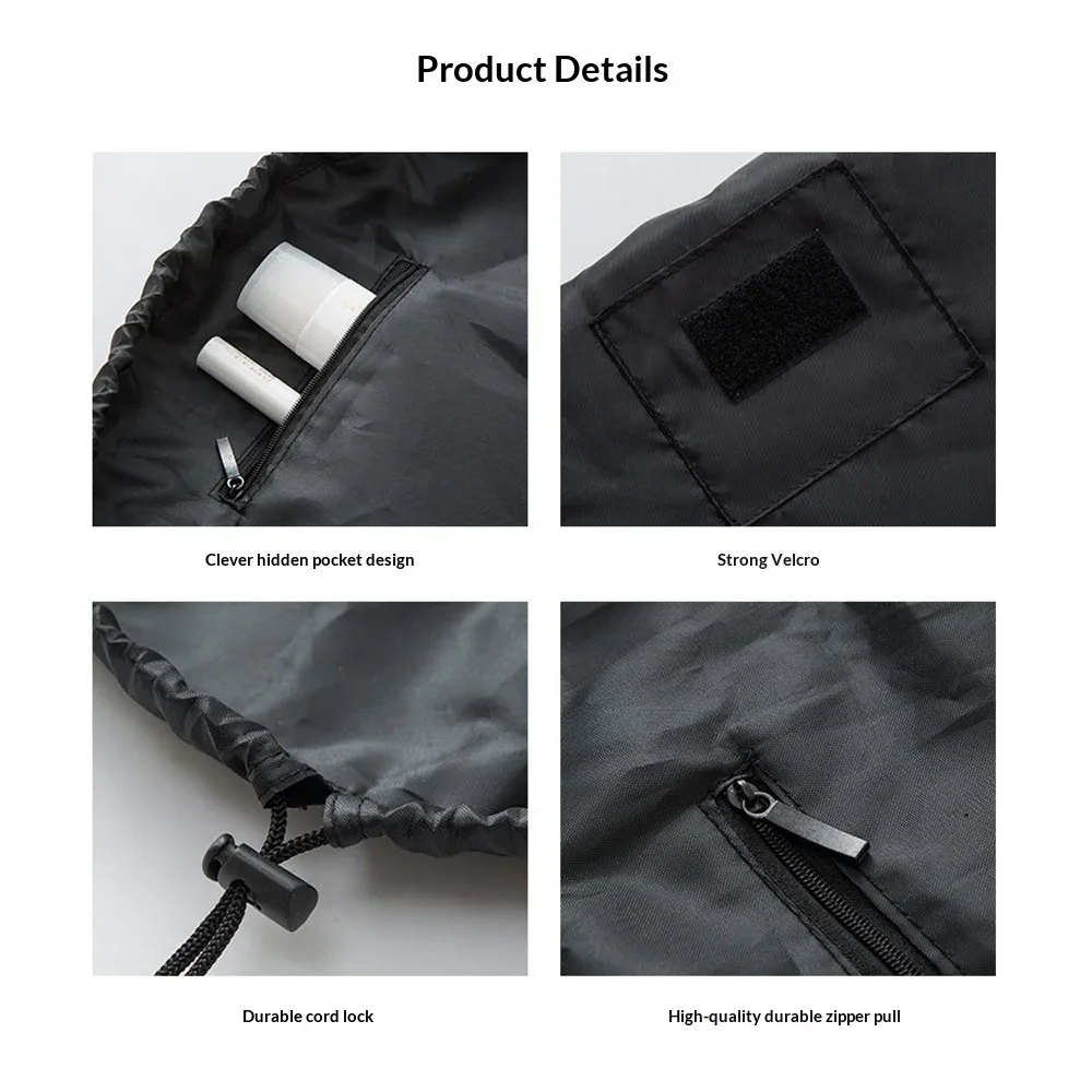 sac à cosmétiques à cordon de serrage pour femmes, sac de rangement de voyage, organisateur de maquillage, pochette de maquillage portable, étui de beauté étanche