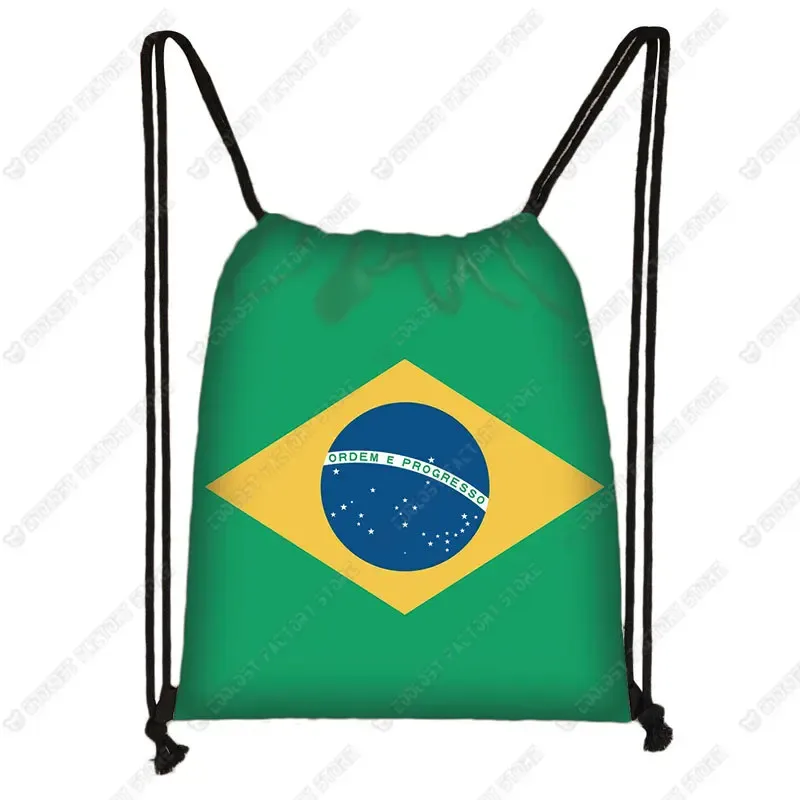 sac à dos imprimé drapeau national ukraine haïti algérie israël brésil hommes sac à cordon femmes sacs à bandoulière pour porte-chaussures de voyage