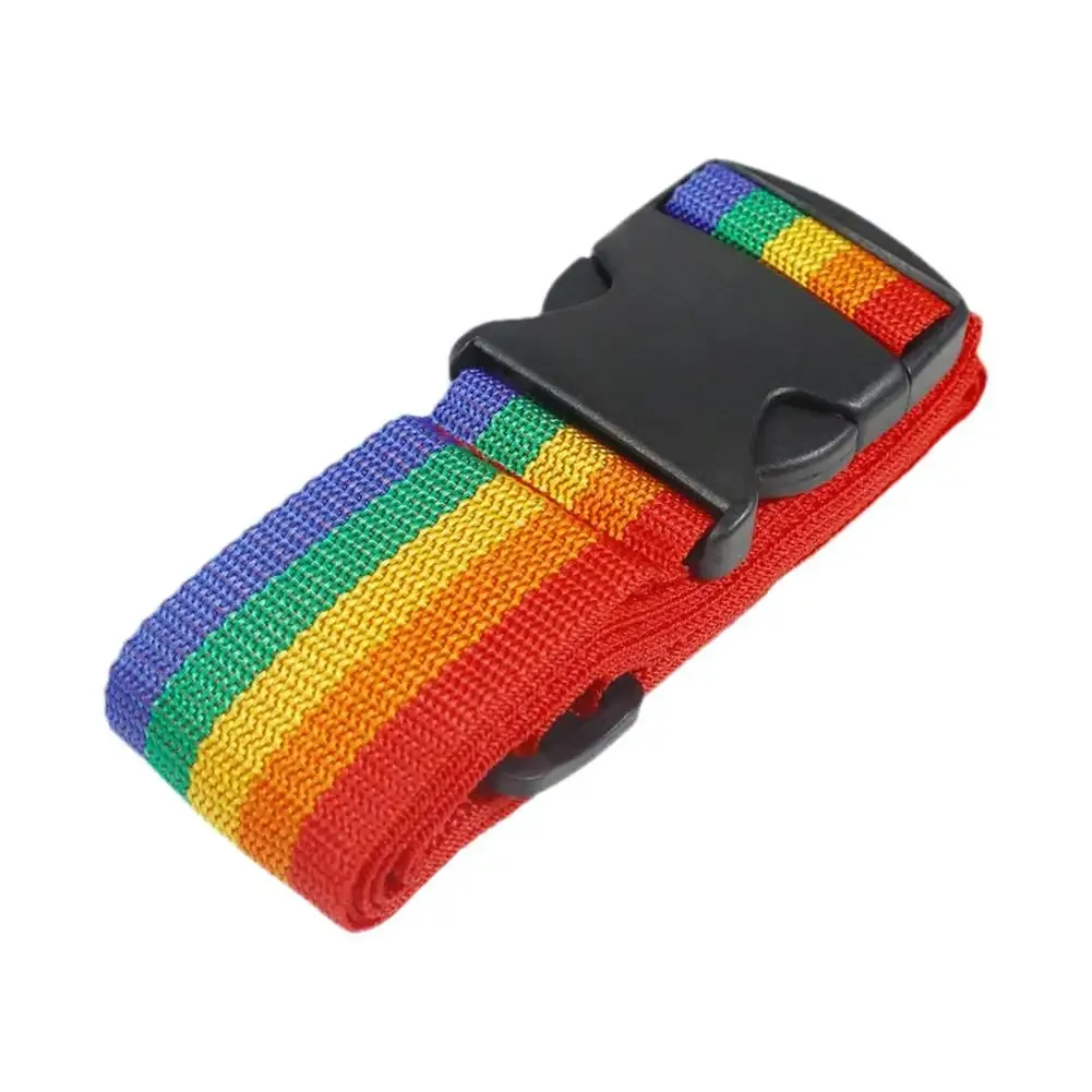 nouveau sangles de bagage droites pour valise, ceinture de bagage avec boucle de déverrouillage réglable, accessoire de voyage facilement identifiable