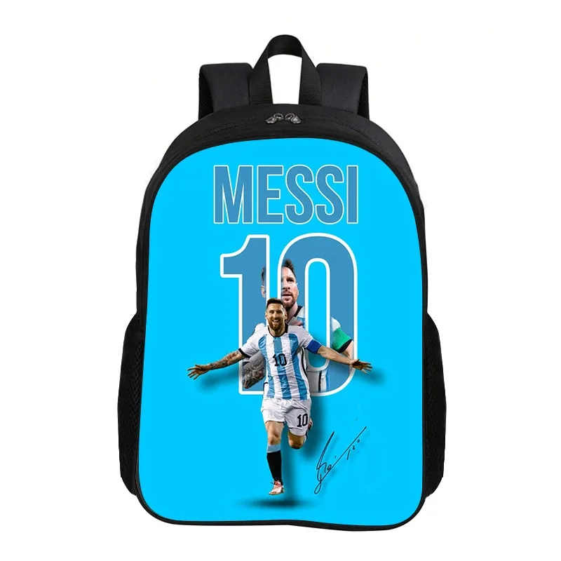 sac à dos m-messi pour l'école et les voyages, sac à dos de sport pour enfant, sac à dos de football pour enfant, sac à dos de star du football, cadeau