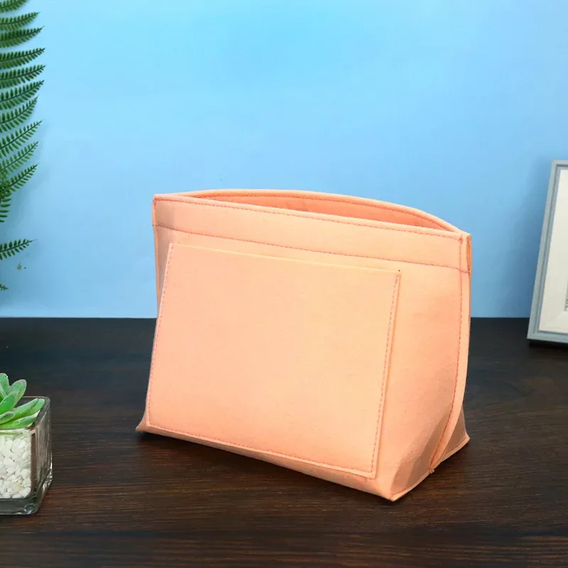 sac à insérer en feutre adapté au sac à main, sac de doublure en tissu feutré, sac de maquillage, support de voyage, organisateur de sac à main portable